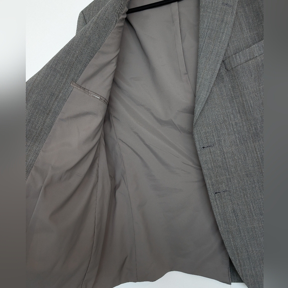 Lauren Ralph Lauren 100% Wool Herringbone Patterned Blazer Sz 44R - Picture 11 of 14